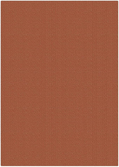 KOZYFLY Orange Washable 5x7 Living Room Rug, Non Slip Woven Area Rugs, Braided Floor Carpet for Entryway, Kitchen, Bedroom, Dining Room, Office, Cotton Rug Indoor Decor, Burnt Orange/Tan