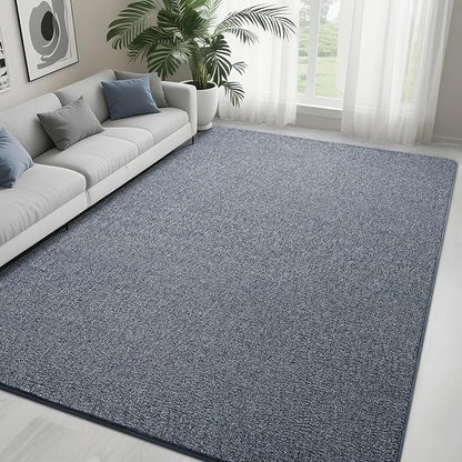6x9 Area Rugs for Bedroom Living Room, Blue Soft Low-Pile Modern Indoor Thickened Memory Foam Non-Slip Washable Carpets for Kids Dorm Home Decor Rug