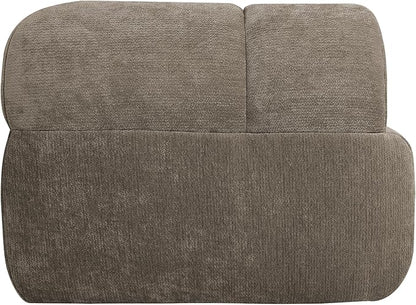 GDFStudio 122" Modern L-Shaped Sectional Sofa with Chaise Lounge,Skin-Friendly Fully Compressed Sponge Couch,High-Density Foam Cushions,Right Hand Facing,Lounge Seating for Living Room,Espresso