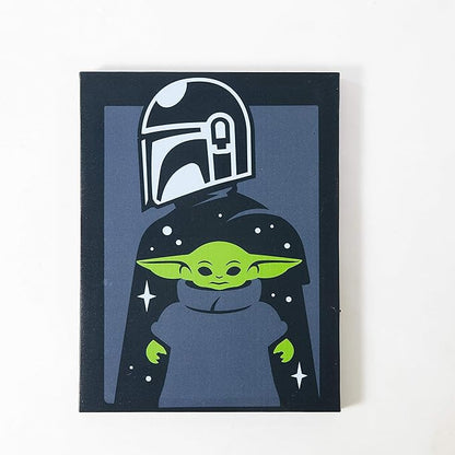 Star Wars: The Mandalorian featuring The Child LED Canvas Wall Art, 15.75"x11.5"