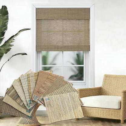 Cordless Woven Roman Shades Fabric Sample(Series A1-H)
