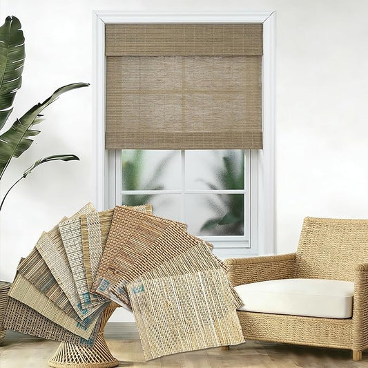 Cordless Woven Roman Shades Fabric Sample(Series A1-H)