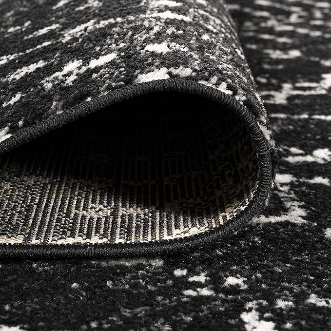 JONATHAN Y Boho Vintage Diamond Black/Ivory Runner Rug 2X20 ft, Moroccan Hype for Living Room, Bedroom, Kitchen, Office, Easy-Cleaning, High Traffic, Pet-Friendly, Non-Shedding (MOH101D-220)