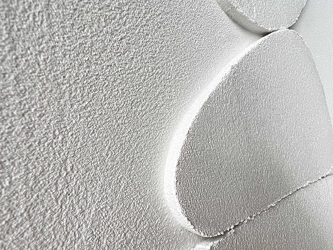 Creespi Hand-Painted White 3D Textured Wall Art 24x36 inches,Minimalist Abstract Canvas Art Painting for Home Wall Decoration