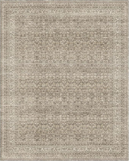 10x12 Area Rugs for Living Room: Large Rugs Washable Stain Resistant Non Slip Distressed Vintage Rug Low Pile Faux Wool Soft Carpet for Bedroom Farmhouse Dining Room Nursery Kids Playroom