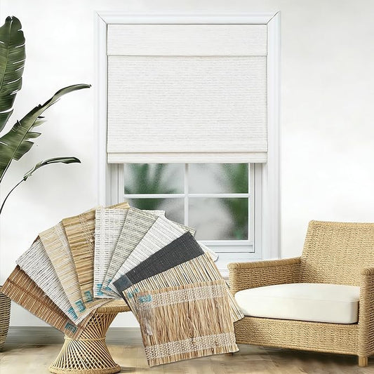 Cordless Woven Roman Shades Fabric Sample(Series A2-H)