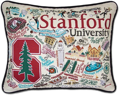 Catstudio Stanford University Collegiate Embroidered Decorative Throw Pillow