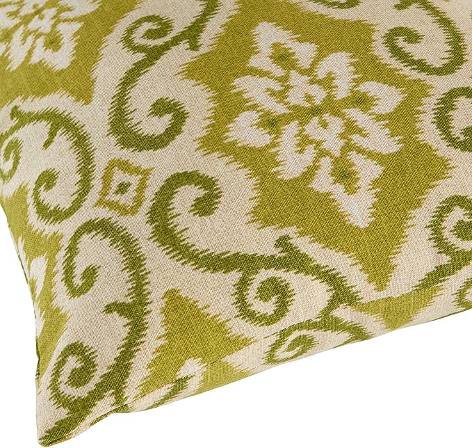 Greendale Home Fashions Outdoor 19x12 inch Rectangle Decorative Throw Pillow, 2-Pack, Avocado 2 Count