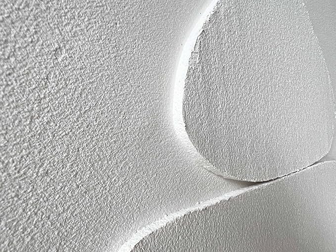 Creespi White Textured Wall Art - Hand Painted Minimalist 3D Art Painting 24x36 inches,Modern Abstract Oil Painting On Canvas for Home Wall Decor