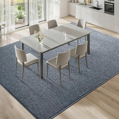 6x9 Area Rugs for Bedroom Living Room, Blue Soft Low-Pile Modern Indoor Thickened Memory Foam Non-Slip Washable Carpets for Kids Dorm Home Decor Rug