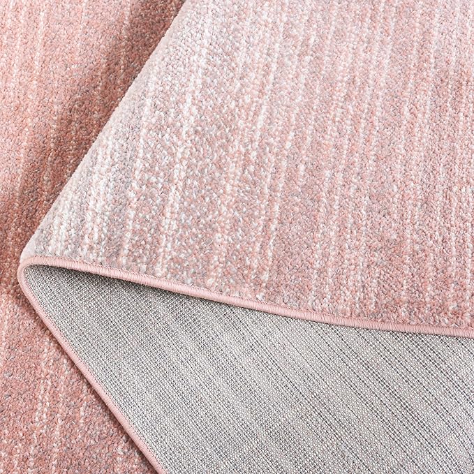 SAFAVIEH Adirondack Collection Accent Rug - 4' x 6', Blush & Grey, Modern Design, Non-Shedding & Easy Care, Ideal for High Traffic Areas in Living Room, Bedroom, Dining Room (ADR183U-4)