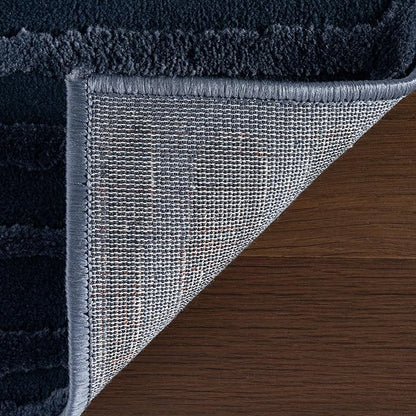 Nuloom Kailani Abstract 7' x 9' Machine Washable Area Rug for Living Room Bedroom Dining Room, Blue