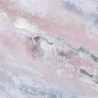 Empire Art Direct Abstract Wall Art Textured Hand Painted Canvas by Martin Edwards, Triptych, 32" x 32" each, Heavens 1