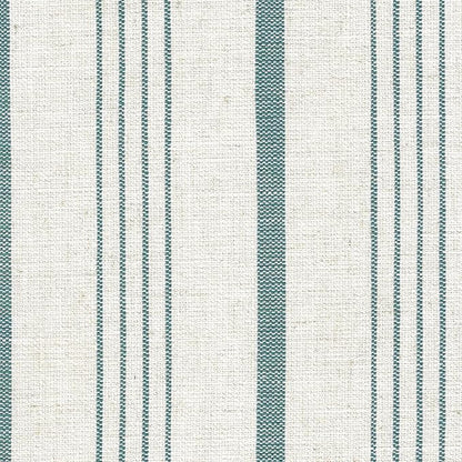Homepop Home Decor Upholstered Classic Swoop Arm Accent Chair Accent Chairs for Living Room & Bedroom Decorative Home Furniture, Ivory & Gray Stripe