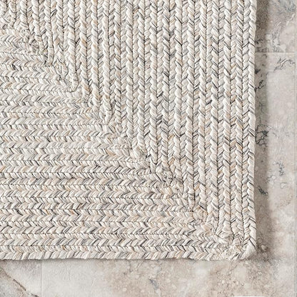 nuLOOM Wynn Braided Indoor/Outdoor Area Rug, 8x10, Ivory
