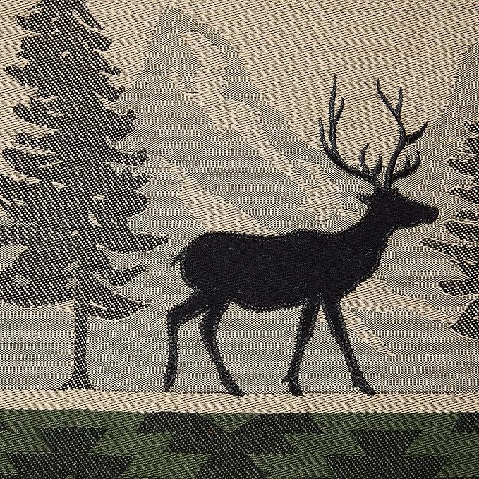 DII Woodlands Collection Dishtowel Set, 18x28, in The Woods, 3 Piece
