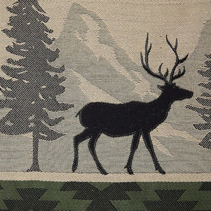 DII Woodlands Collection Dishtowel Set, 18x28, in The Woods, 3 Piece
